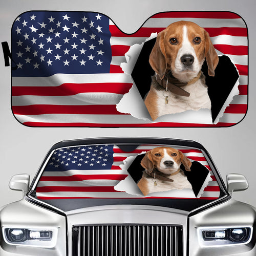 Custom Photo Let Adventures Fill Your Soul - Pet Personalized Custom Auto Windshield Sunshade, Car Window Protector - Gift For Pet Owners, Pet Lovers