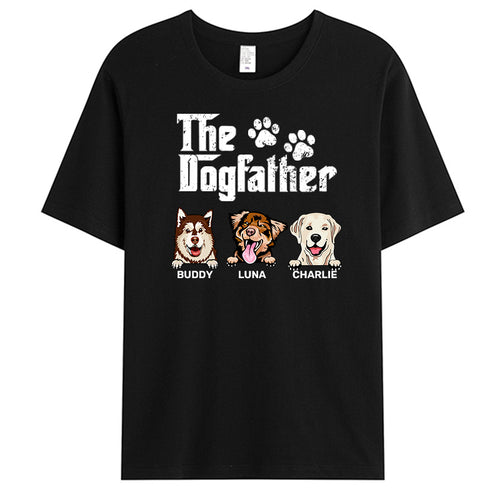 Custom The Dog Father - Dog Personalized Custom Unisex T-shirt - Gift For Pet Owners, Pet Lovers,Dog Owners, Dog Lovers