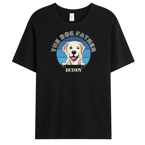 Personalized “The Dog Father/Mother” T-Shirt – Custom Pet Lover Tee – Gift for Dog Moms, Dads & Pet Owners