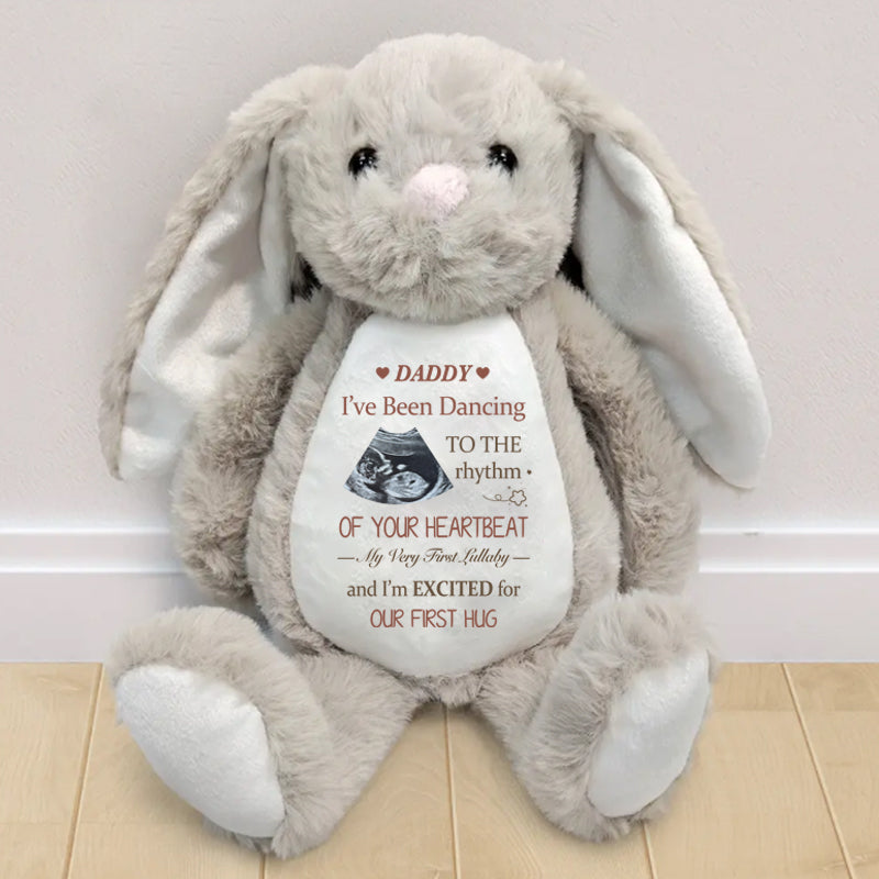 Custom Baby Ultrasound Bunny – Unique Keepsake for Pregnancy, Baby Showers & Announcements
