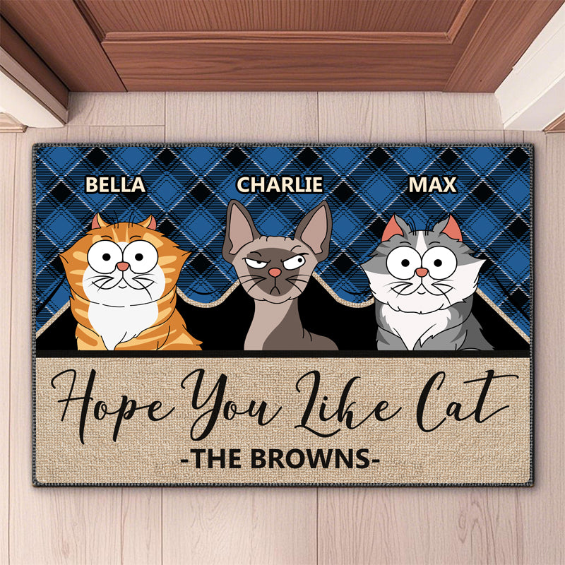 Custom Hope You Like Dogs - Dog & Cat Personalized Custom Home Decor Decorative Mat - House Warming Gift For Pet Owners, Pet Lovers