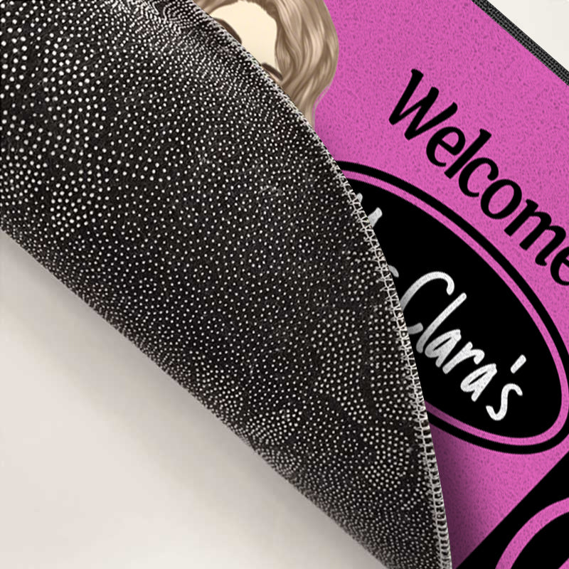 Custom Teacher Name Doormat – Personalized Classroom Welcome Mat, Back to School Gift for Teachers, Educators, and Staff