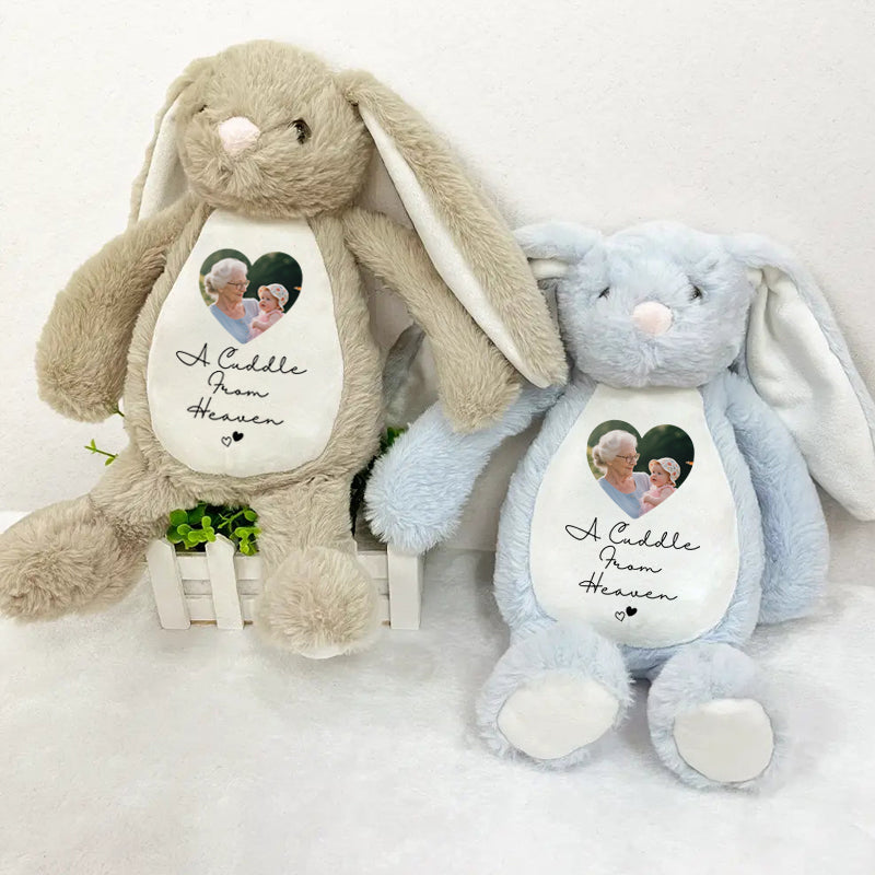 Custom Personalized Keepsake Bunny – A Heartfelt Gift for Pregnancy, Memorials & Generational Love