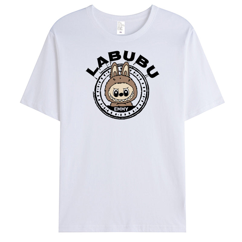 Personalized Forest Friend T-Shirt – Cute Big-Eyed Character with Custom Name – Gift for Besties, Kids & Families