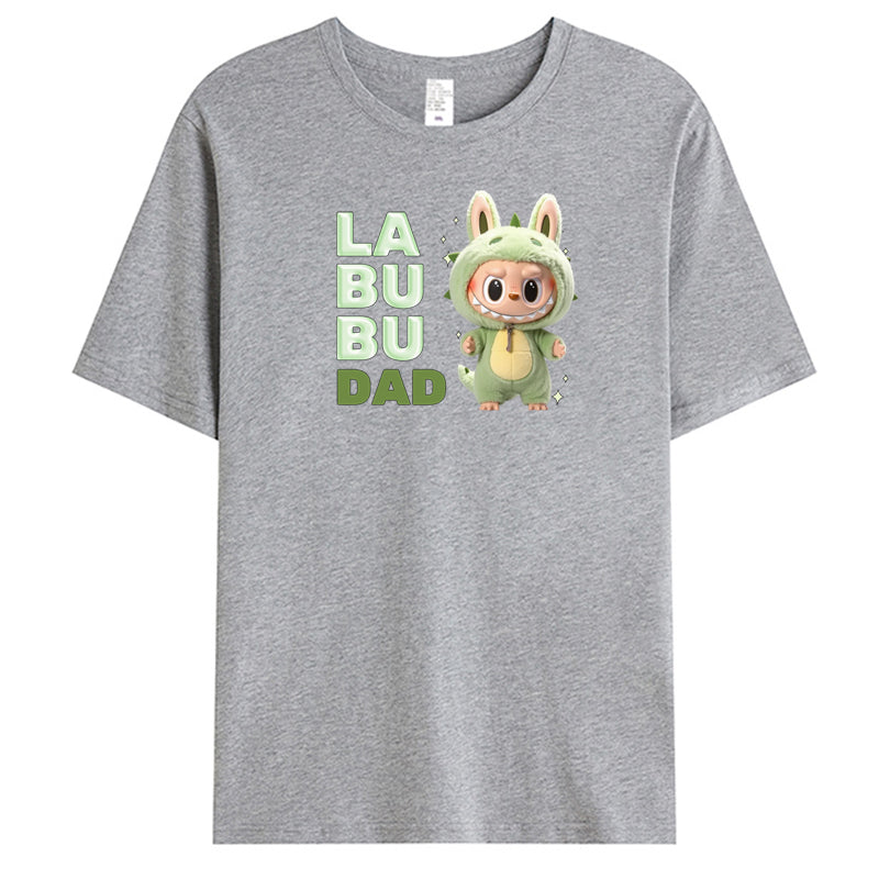 Personalized Big-Eyed Forest Friend T-Shirt – Cute Character Design with Custom Title – Gift for Friends, Besties, Kids & Families