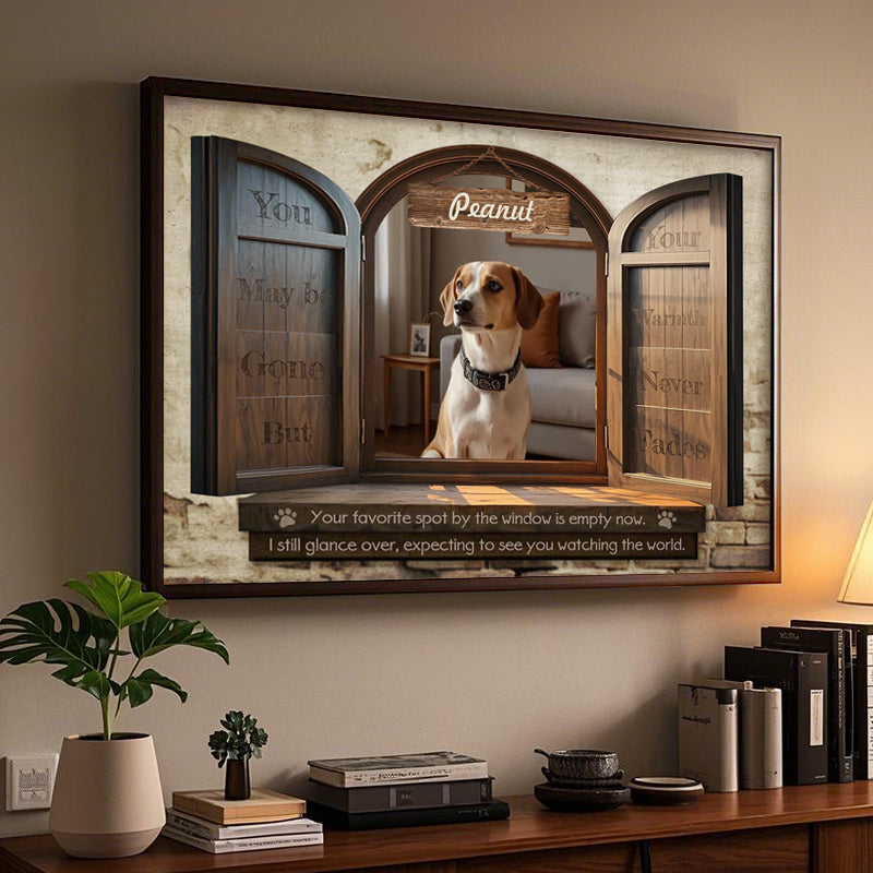 Custom Photo Your Warmth Never Fades - Pets Personalized Custom Horizontal Poster - Sympathy Gift For Pet Owners, Pet Lovers