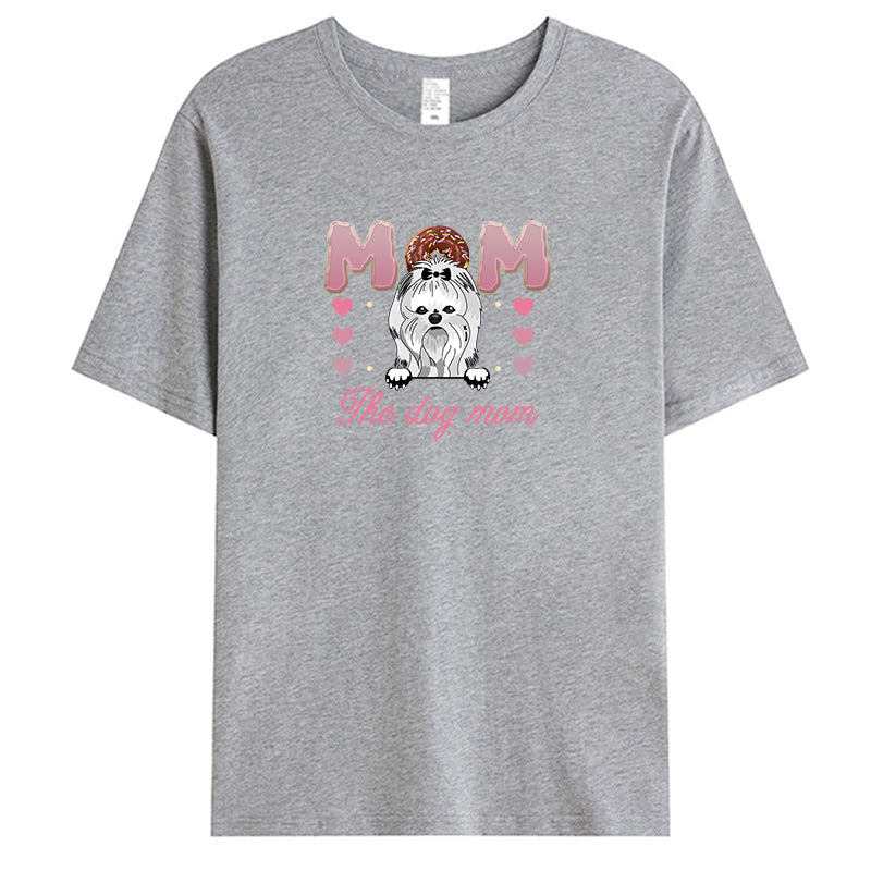 Custom The Dog Dad/Mom - Dog Personalized Custom Unisex T-shirt - Gift For Pet Owners, Pet Lovers,Dog Owners, Dog Lovers