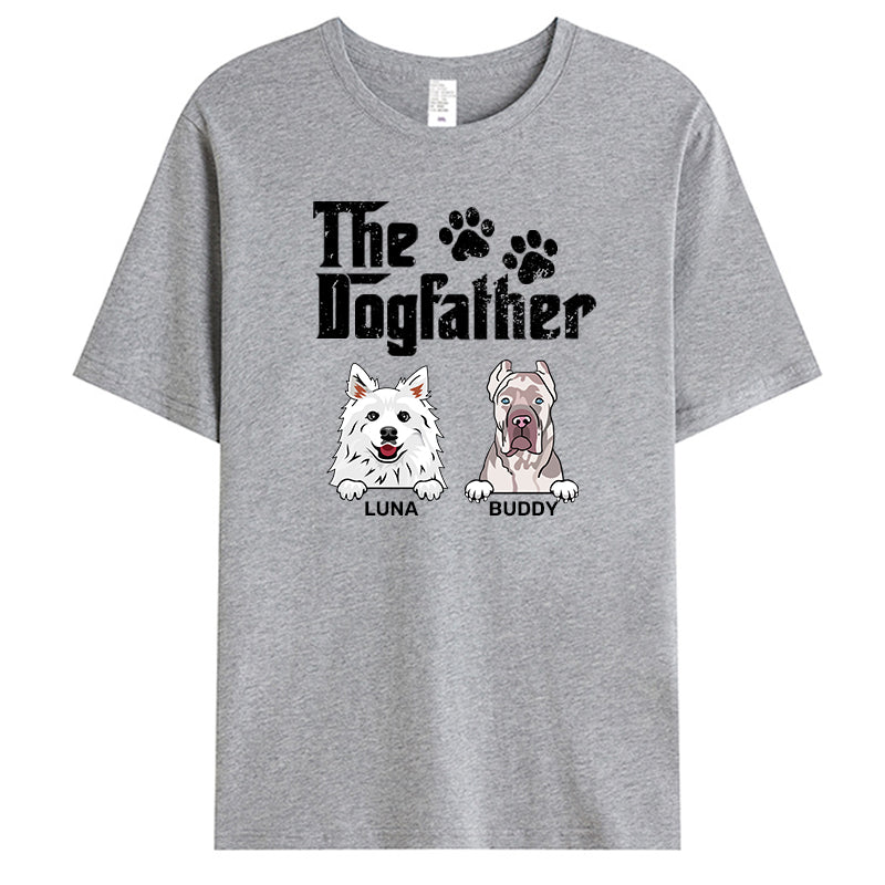 Custom The Dog Father - Dog Personalized Custom Unisex T-shirt - Gift For Pet Owners, Pet Lovers,Dog Owners, Dog Lovers