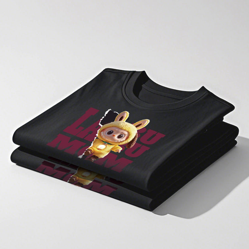 Personalized 3D Forest Character T-Shirt – Cute Big-Eyed Design – Gift for Besties, Friends & Families