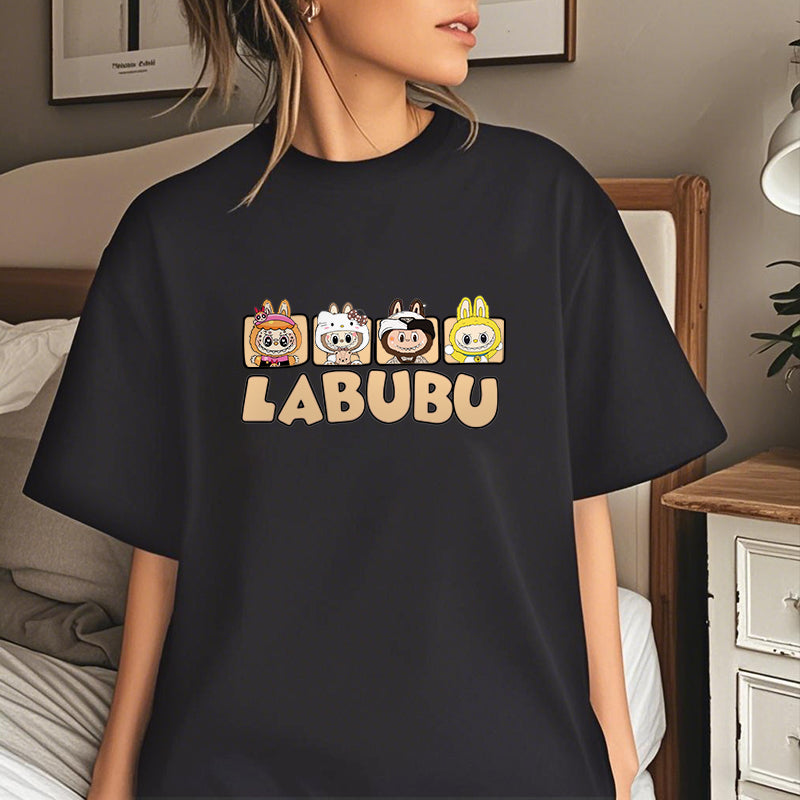 Personalized Forest Character Combo T-Shirt – Cute Big-Eyed Design – Gift for Besties, Friends & Families