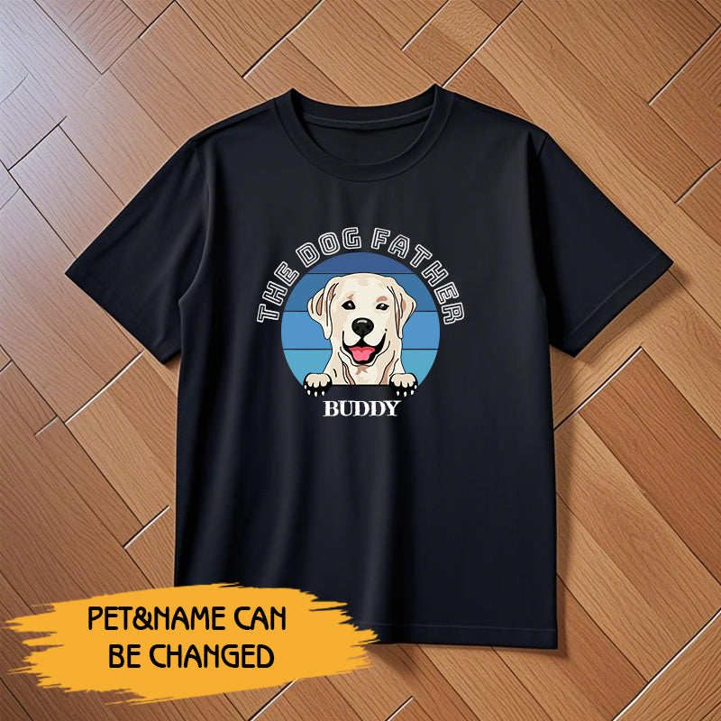 Personalized “The Dog Father/Mother” T-Shirt – Custom Pet Lover Tee – Gift for Dog Moms, Dads & Pet Owners