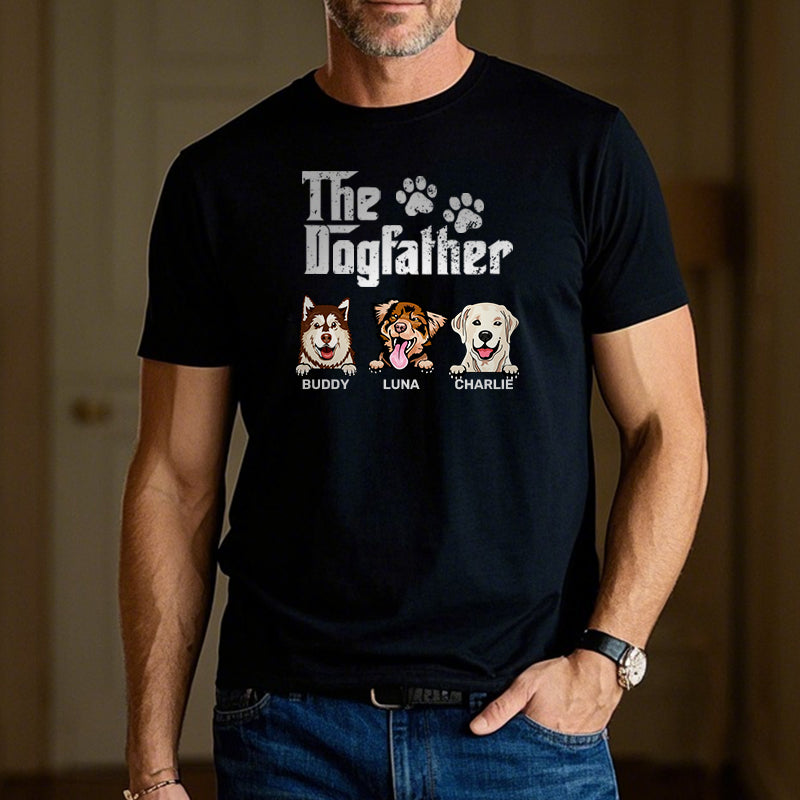 Custom The Dog Father - Dog Personalized Custom Unisex T-shirt - Gift For Pet Owners, Pet Lovers,Dog Owners, Dog Lovers