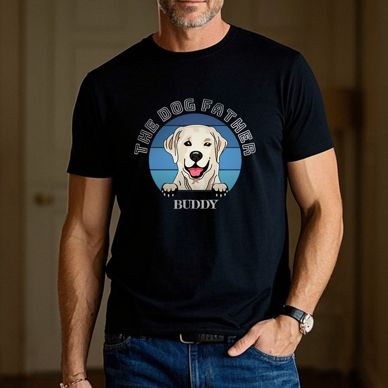 Personalized “The Dog Father/Mother” T-Shirt – Custom Pet Lover Tee – Gift for Dog Moms, Dads & Pet Owners