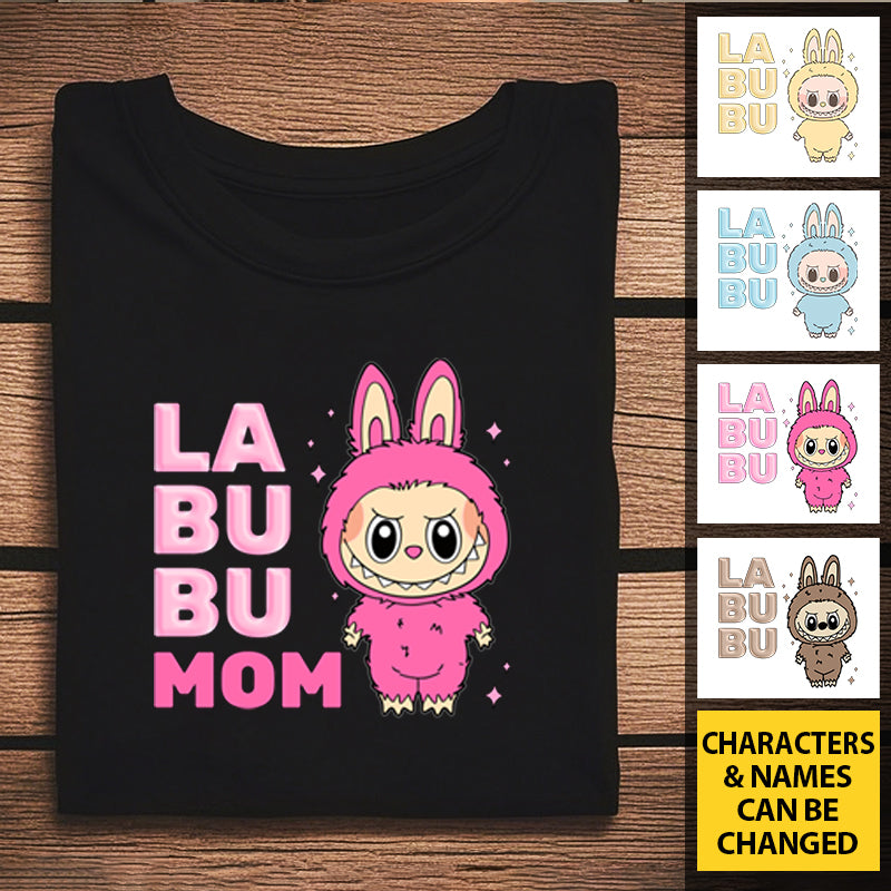Personalized Big-Eyed Forest Friend T-Shirt – Cute Character Design with Custom Title – Gift for Besties, Friends, Kids & Families