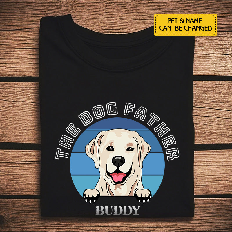 Personalized “The Dog Father/Mother” T-Shirt – Custom Pet Lover Tee – Gift for Dog Moms, Dads & Pet Owners
