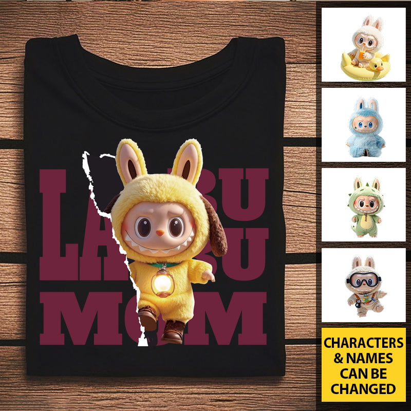 Personalized 3D Forest Character T-Shirt – Cute Big-Eyed Design – Gift for Besties, Friends & Families