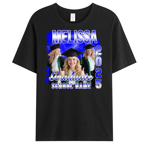 Custom Photo Graduation T-Shirt – Personalized Keepsake for Graduates & Loved Ones