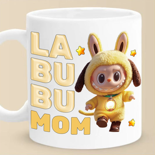 Personalized 3D Character Mug – Cute Forest Friend Design with Title – Gift for Besties, Kids & Families