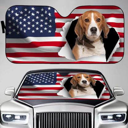 Custom Photo Let Adventures Fill Your Soul - Pet Personalized Custom Auto Windshield Sunshade, Car Window Protector - Gift For Pet Owners, Pet Lovers