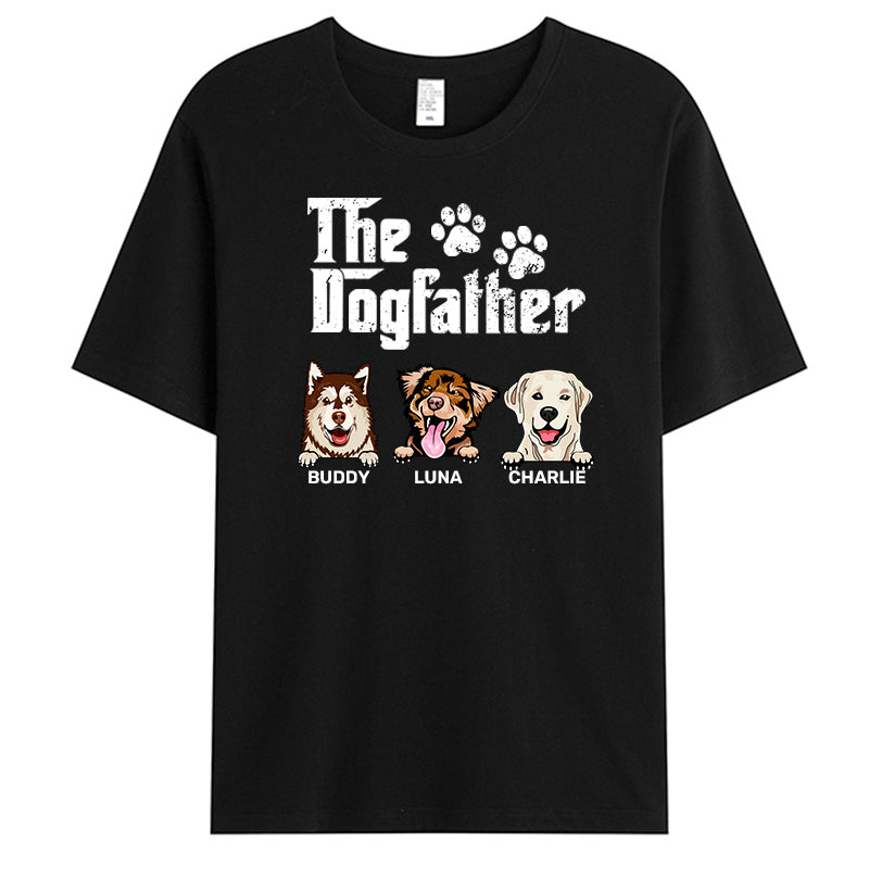 Custom The Dog Father - Dog Personalized Custom Unisex T-shirt - Gift For Pet Owners, Pet Lovers,Dog Owners, Dog Lovers