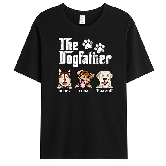 Custom The Dog Father - Dog Personalized Custom Unisex T-shirt - Gift For Pet Owners, Pet Lovers,Dog Owners, Dog Lovers