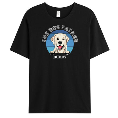 Personalized “The Dog Father/Mother” T-Shirt – Custom Pet Lover Tee – Gift for Dog Moms, Dads & Pet Owners
