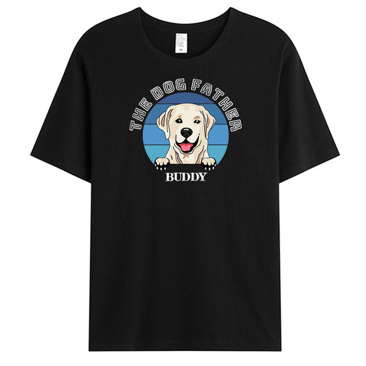 Personalized “The Dog Father/Mother” T-Shirt – Custom Pet Lover Tee – Gift for Dog Moms, Dads & Pet Owners