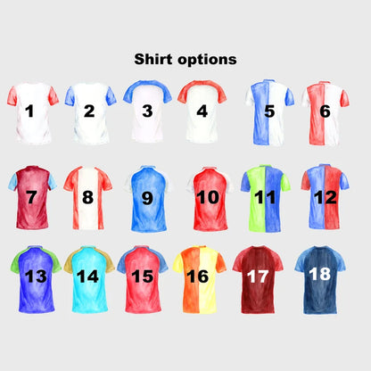 Custom Dad’s Dream Team Football Shirt Print - 2-Layered Wooden Sign Keepsake for Father’s Day, Dad, Grandad, and Football Fans
