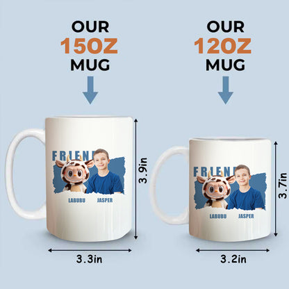 Custom Cuddle Monster Mug – Personalized Ugly-Cute Toy Cup with Photo & Name – Fun Collectible Gift for Friends, Grandchildren, Toy Lovers