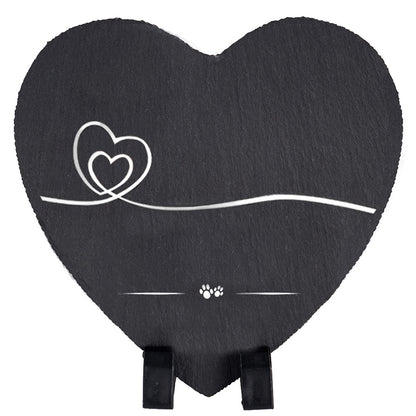 Pet Memorial Heart-shaped Stone Custom