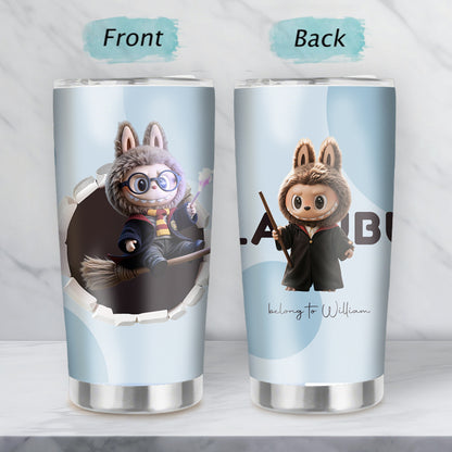 Custom Personalized “Cute Forest Friend” 20oz Stainless Steel Tumbler – Perfect Gift for Friends, Family & Toy Lovers