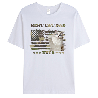 Custom Photo Ultimate Fur Dad - Pet Personalized Custom Unisex T-shirt - Gift For Pet Owners, Pet Lovers