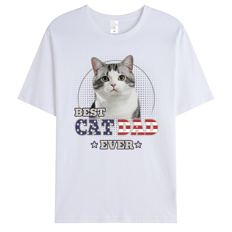 Custom Photo You Are The Best Fur Dad Ever - Dog & Cat Personalized Custom Unisex T-shirt - Gift For Pet Owners, Pet Lovers
