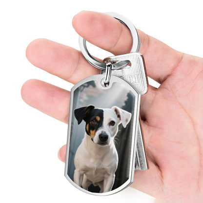 Custom Photo Best Dog/Cat Parents – Funny Personalized Pet Keychain – Gift for Dog & Cat Lovers
