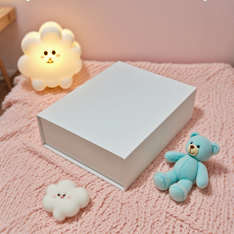Personalized Rainbow Baby Night Light – Custom Name Keepsake Lamp with Serene Background – Gift for Baby Showers, Newborns, or Nursery Decor