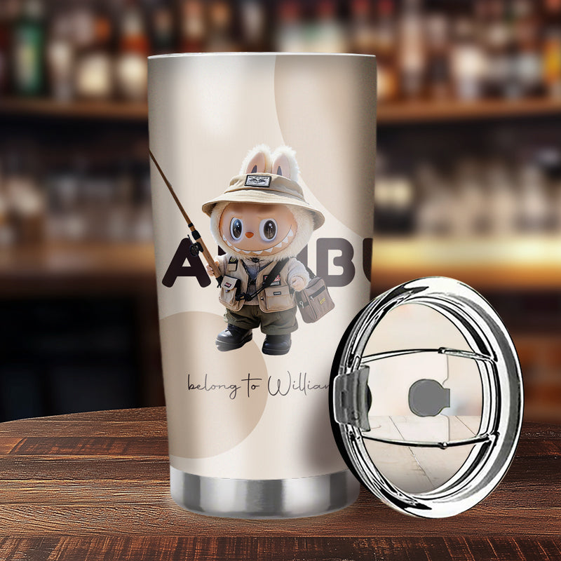 Custom Personalized “Cute Forest Friend” 20oz Stainless Steel Tumbler – Perfect Gift for Friends, Family & Toy Lovers