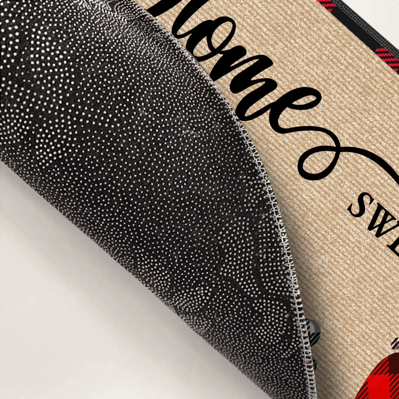 Home Sweet home – Personalized Family Footprint Doormat – Perfect Gift for Loved Ones & Home Use
