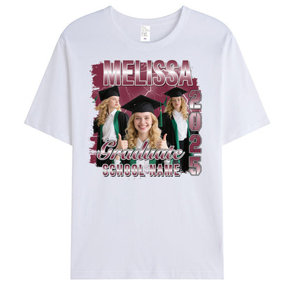 Custom Photo Graduation T-Shirt – Personalized Keepsake for Graduates & Loved Ones