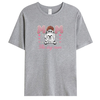 Custom The Dog Dad/Mom - Dog Personalized Custom Unisex T-shirt - Gift For Pet Owners, Pet Lovers,Dog Owners, Dog Lovers