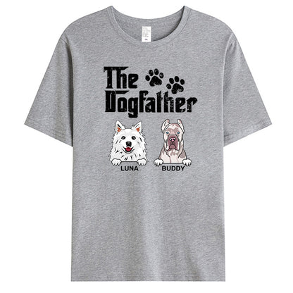 Custom The Dog Father - Dog Personalized Custom Unisex T-shirt - Gift For Pet Owners, Pet Lovers,Dog Owners, Dog Lovers