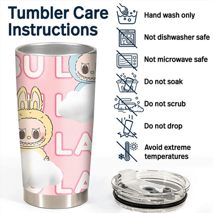 Custom Personalized “Cute Forest Friend” 20oz Stainless Steel Tumbler – Perfect Gift for Family, Friends, Toy Lovers