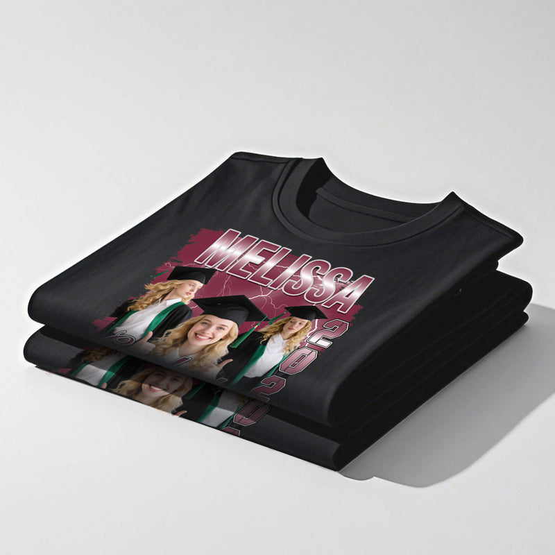 Custom Photo Graduation T-Shirt – Personalized Keepsake for Graduates & Loved Ones