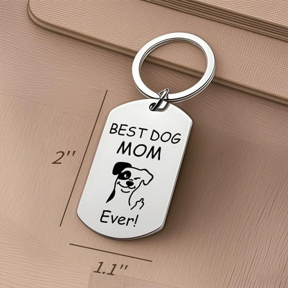 Custom Photo Best Dog/Cat Parents – Funny Personalized Pet Keychain – Gift for Dog & Cat Lovers
