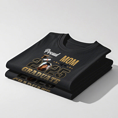 Custom Photo Graduation Congratulations T-Shirt – Personalized Gift for Graduates, Family, Siblings, Brothers & Sisters