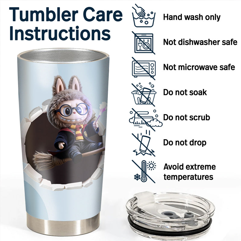 Custom Personalized “Cute Forest Friend” 20oz Stainless Steel Tumbler – Perfect Gift for Friends, Family & Toy Lovers