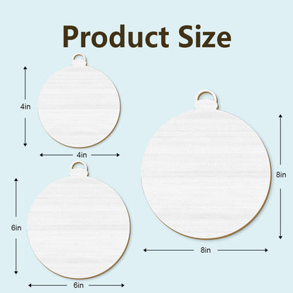 Custom “Baby’s First Christmas 2025” Wooden Ornament – Personalized Name & Character – Gift for Baby & Family