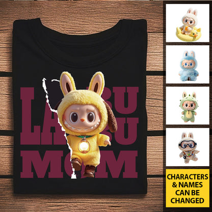 Personalized 3D Forest Character T-Shirt – Cute Big-Eyed Design – Gift for Besties, Friends & Families